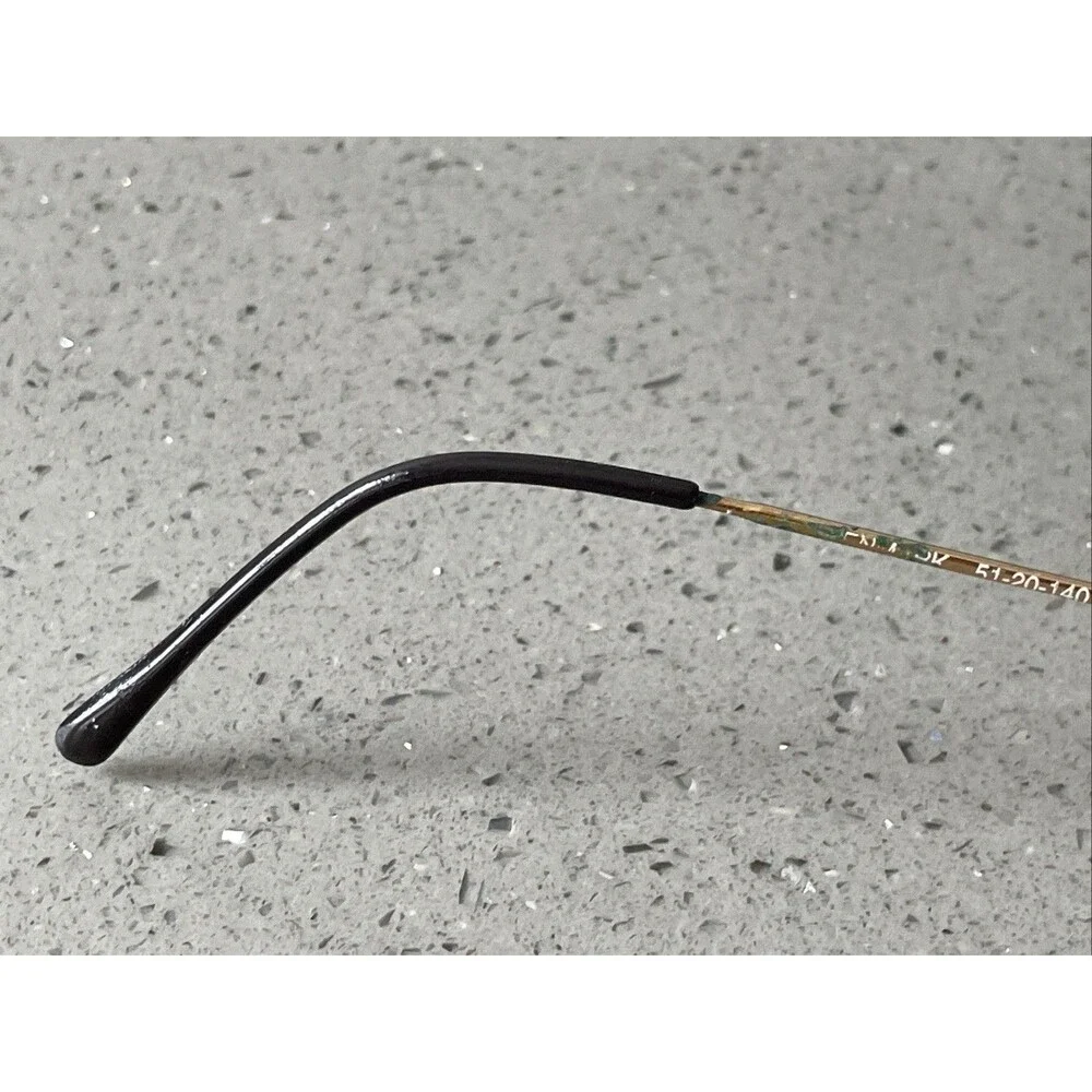 Kenmark Gallery Oval Flex Eyeglasses FRAMES ONLY 51-20-140 gold full rim READ